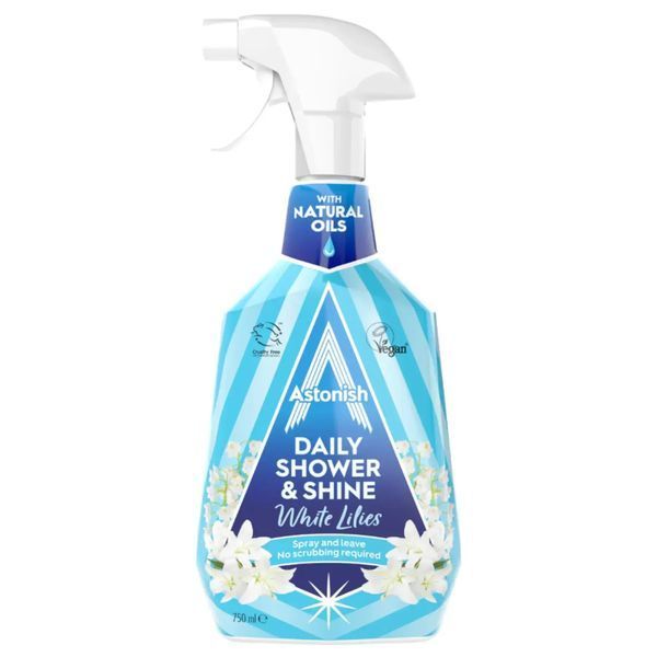 Чистящее средство душевой кабины Astonish White Lilies 750 мл (048256210316) 520007 фото Чистящее средство душевой кабины Astonish White Lilies 750 мл (048256210316) 520007 фото