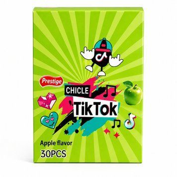 Жувальна гумка Prestige Chicle TikTok Яблуко 30 pcs