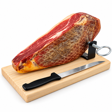 Хамон міні Argal Mini Jamon Serrano з підставкою та ножем 1 кг 552136 фото
