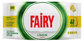 Салфетки для уборки Fairy Limon 100 шт (8681554633139)
