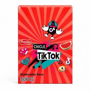 Жувальна гумка Prestige Chicle TikTok Кавун 30 шт