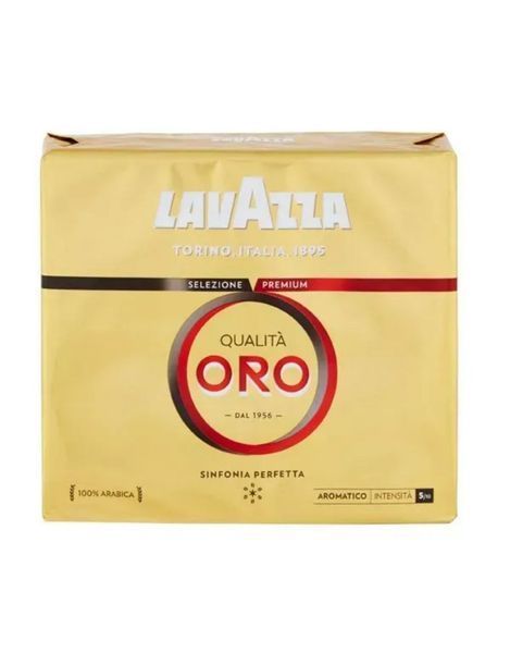 Кава мелена Lavazza Qualita Oro 250 г х 2 шт (8000070020627) 000010112 фото Кофе молотый Lavazza Qualita Oro 250 г х 2 шт (8000070020627)