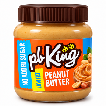 Арахісове масло PB King без доданого цукру Low Fat 340 г 087833 фото
