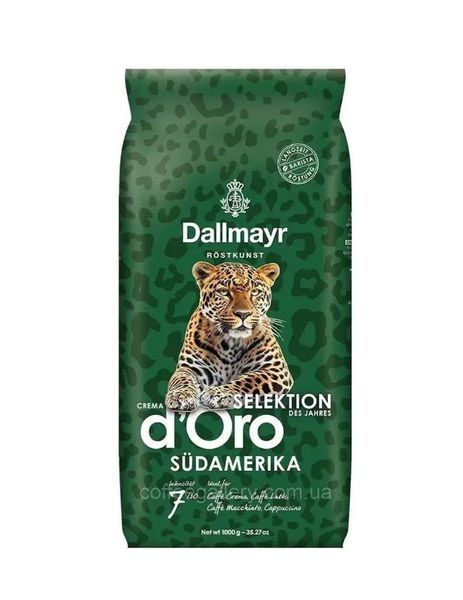 Кофе в зернах Dallmayr Crema d'Oro Selektion Südamerika 1 кг (4008167035503) 011778 фото Кофе в зернах Dallmayr Crema d'Oro Selektion Südamerika 1 кг (4008167035503) 011778 фото