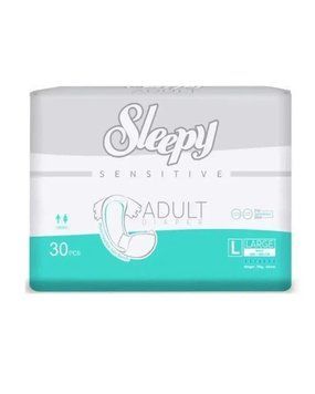 Підгузки для дорослих Sleepy Sensitive Adult Diaper Unisex L 30 шт (488599724)