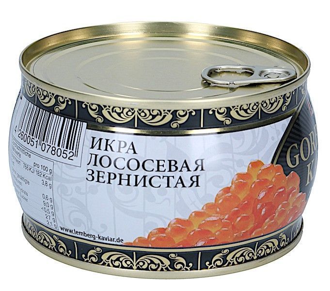 Ікра горбуші червона Lemberg Gorbuscha Kaviar 400 г 078052 фото