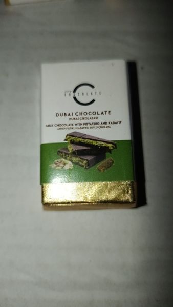 Дубайский шоколад Coschocolate с фисташкой и пастой катаифи, 28 г*30 шт (8684255281142) 281142 фото