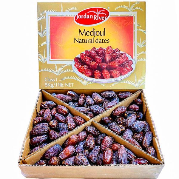 Финики Королевские Jordan River Medjoul Premium (высший сорт) 5 кг (золотая коробка) (6253018800126) 800126 фото Финики Королевские Jordan River Medjoul Premium (высший сорт) 5 кг (золотая коробка) (6253018800126)