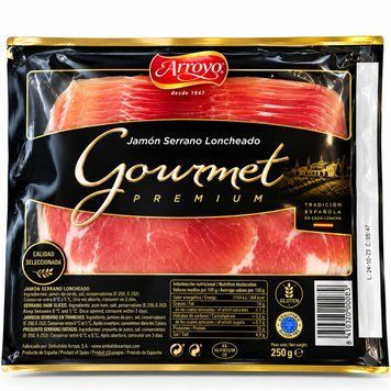 Хамон Serrano нарезанный Arroyo Gourmet Premium 250 г 40001233 фото