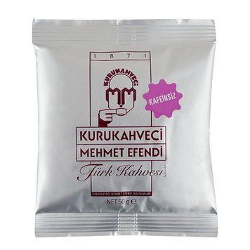 Турецька кава мелена без кофеїну Kurukahveci Mehmet Efendi 50 г (8690627421009)