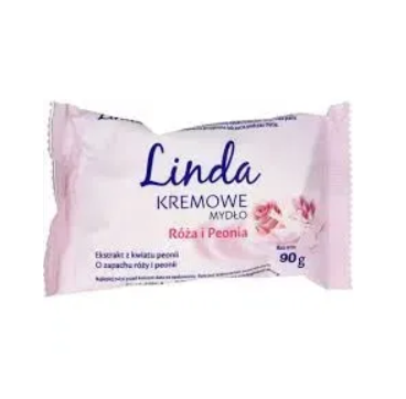 Тверде мило Linda Троянда та Півонія 90 г 369700 фото Тверде мило Linda Троянда та Півонія 90 г 369700 фото