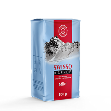 Кофе молотый Swisso Mild 100% арабика 500 г (4260623230901) 230901 фото