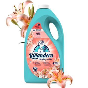 Гель для стирки La Antigua Lavandera Flores De Lis "Цветы лилии" 4,5л=90 циклов (8435495847878) 704008 фото