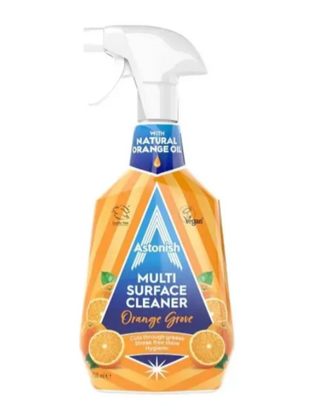 Чистячий універсальний спрей Astonish Orange Grove 750 мл (5060060210585) 210585 фото Чистячий універсальний спрей Astonish Orange Grove 750 мл (5060060210585) 210585 фото