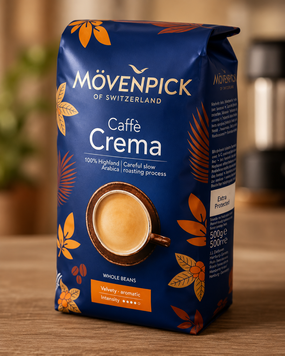 Кофе Movenpick Caffe Crema в зернах 500 г (4006581017716)