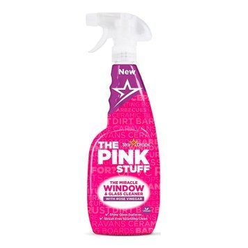 Засіб для миття вікон The Pink Stuff Window & Glass Cleaner Rose Vinegar 750мл (5060033820759) 102462 фото