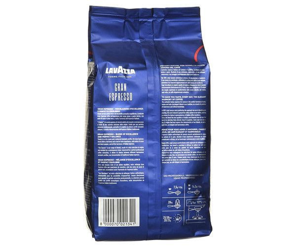 Кава Lavazza Gran Espresso у зернах 1 кг (виробник Польща) 10000019 фото