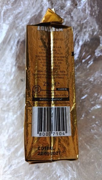 Кава Lavazza Qualita Oro мелена 250 г Польща (80007104) 007104 фото Кава Lavazza Qualita Oro мелена 250 г Польща (80007104) 007104 фото