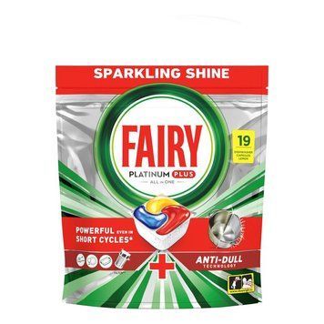 Капсулы для посудомоечной машины Fairy Platinum Plus All-in-One 19 шт (8700216236669)