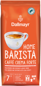 Кава в зернах Dallmayr Home Barista Caffe Crema Forte 1кг (4008167040002) 40001207 фото