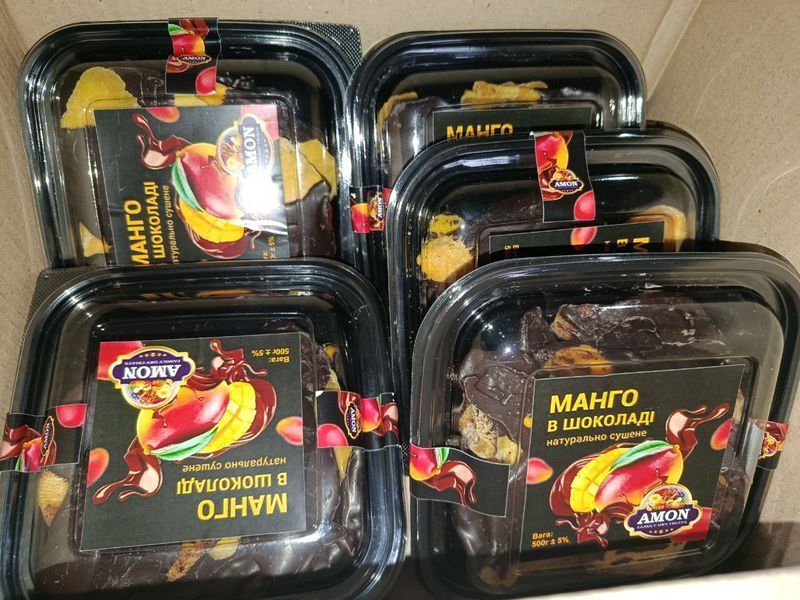 Манго в шоколаде Amon натурально сушёное 500 г (2126245100147)
