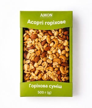 Мікс смажених горіхів Amon 500 г
