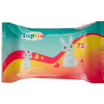 Дитячі вологі серветки Lupilu Baby Wipes 72 шт (40879697) 879697 фото