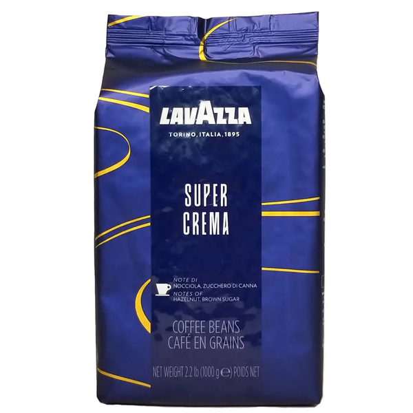 Кава в зернах Lavazza Super Crema 1 кг 144524 фото Кава в зернах Lavazza Super Crema 1 кг 144524 фото