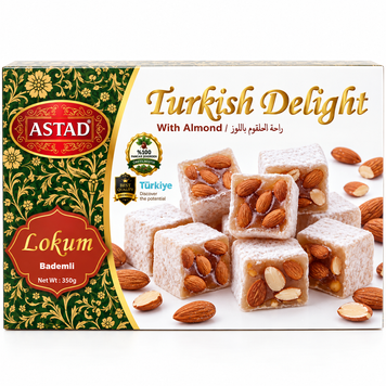 Рахат-лукум ASTAD Lokum с миндалём 350 г 000931 фото