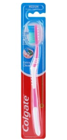 Зубная щетка Colgate Extra Clean Medium 1 шт (6001067022558) 022558 фото Зубная щетка Colgate Extra Clean Medium 1 шт (6001067022558) 022558 фото