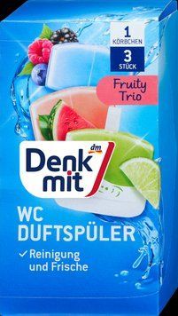 Підвісний туалетний блок Denkmit Fruity Trio 3 шт (4067796179675) 179675 фото