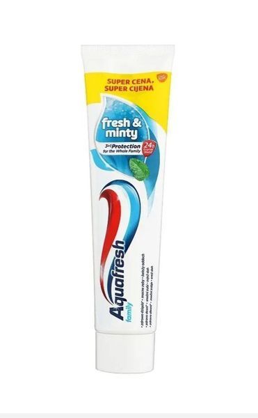 Зубная паста Aquafresh Fresh & Minty 100 мл (6001076001025) 001025 фото Зубная паста Aquafresh Fresh & Minty 100 мл (6001076001025) 001025 фото