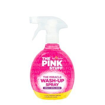 Спрей-антижир для посуду та поверхонь The Pink Stuff Wash-Up Spray 500мл (5060033821138) 821138 фото