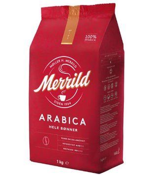 Кава в зернах Lavazza Merrild Arabica 1кг (8000070201347) 201347 фото