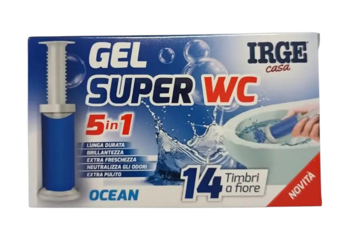 Гель-стікер для унітазу Irge Casa Gel Super WC 5 в 1 Ocean 14 аплікацій 45 г (8021723070011) 070011 фото Гель-стікер для унітазу Irge Casa Gel Super WC 5 в 1 Ocean 14 аплікацій 45 г (8021723070011) 070011 фото