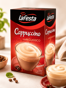 Кавовий напій La Festa Cappuccino Classico 10 шт 125 г 412837680 фото