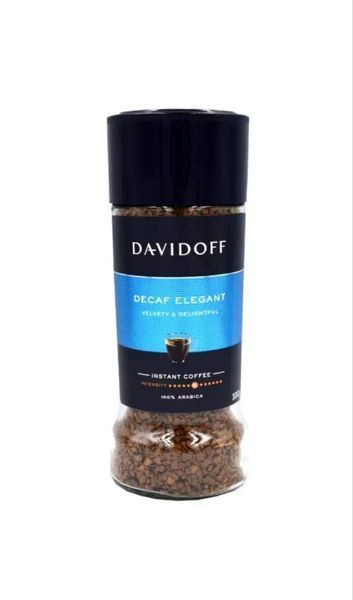 Кава розчинна без кофеїну Davidoff Dek 100 г 964108 фото Кава розчинна без кофеїну Davidoff Dek 100 г 964108 фото