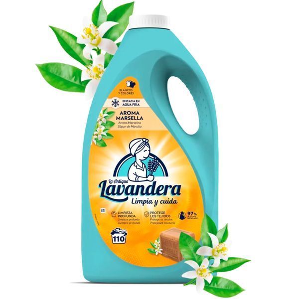 Гель для прання La Antigua Lavandera "Марсельське мило" 4,95л=110циклів (8435495839095) 839095 фото Гель для прання La Antigua Lavandera "Марсельське мило" 4,95л=110циклів (8435495839095) 839095 фото