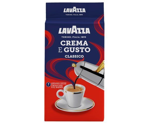 Кава мелена Lavazza Crema e Gusto Classico 250 г (8000070038868) 0000102 фото