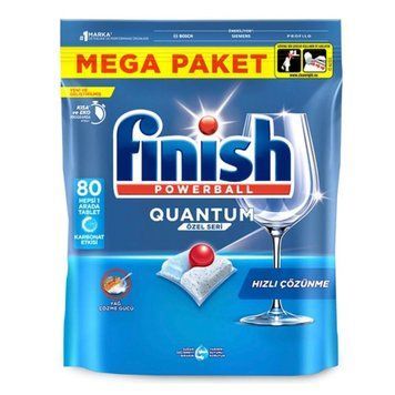 Таблетки для посудомоечной машины Finish Powerball Quantum 80шт (8682539005804)