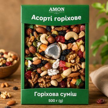 Мікс горіхів та ягід Amon 500 г