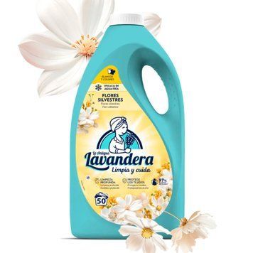 Гель для стирки La Antigua Lavandera Flores "Полевые цветы"  2,5л=50 циклов (8435495826736) 237570 фото