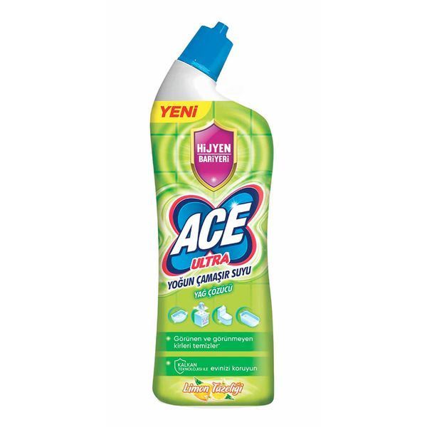 Средство для ванной комнаты ACE Limon 750мл (8001480023222) 145778 фото Средство для ванной комнаты ACE Limon 750мл (8001480023222)