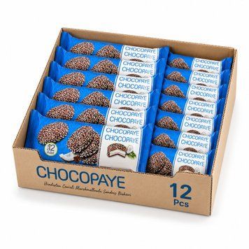 Печиво Choco Paye зі смаком кокосу, ящик 12 шт