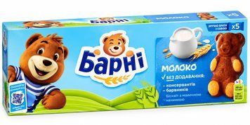 Бисквит Барни с молочной начинкой 150 г 275174 фото