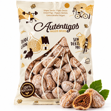 Інжир сушений Aut&eacute;ntigos Higos Secos без цукру 500 г, урожай 2026 року 605274(n) фото