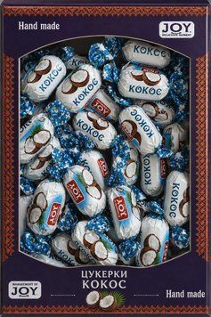 Цукерки шоколадні з кокосом &laquo;JOY&raquo; 1кг