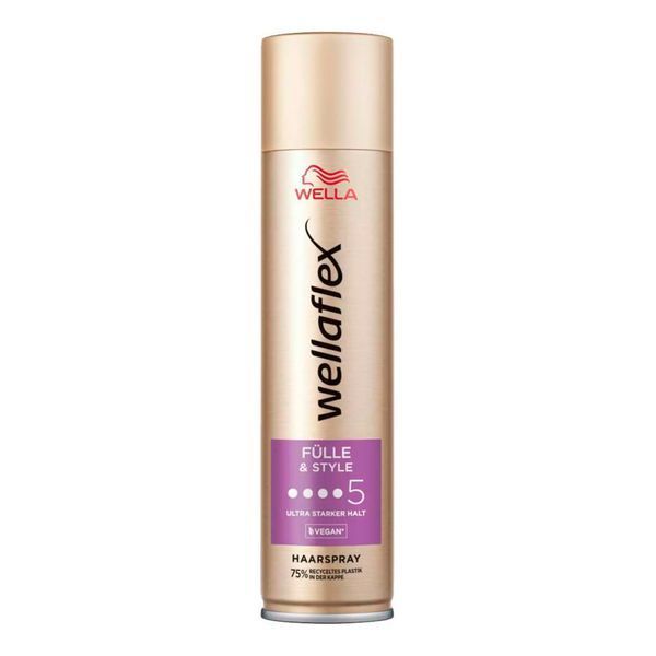 Лак для волосся Wellaflex Fulle & Style 5 Ultra Starker Halt 250мл (4064666847900) 045085 фото Лак для волос Wellaflex Fulle & Style 5 Ultra Starker Halt 250мл (4064666847900)