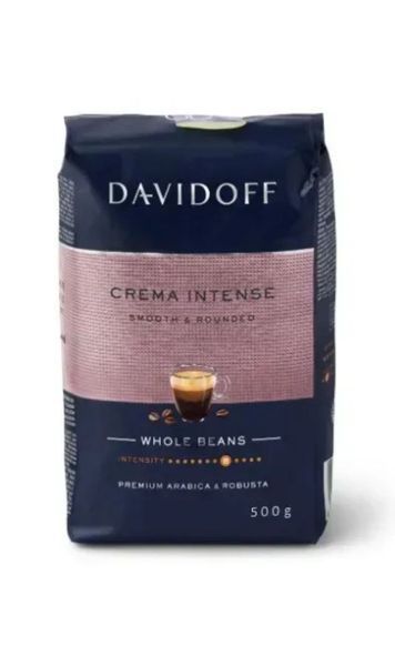Кофе в зернах Davidoff Crema Intense Smooth & Rounded 500 г (4061445136736) 045763 фото Кофе в зернах Davidoff Crema Intense Smooth & Rounded 500 г (4061445136736) 045763 фото