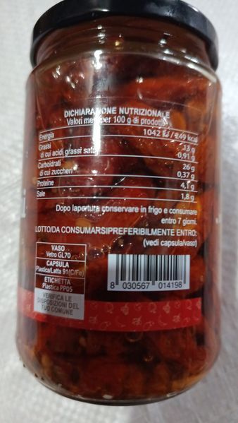 Томати в'ялені Granata Pomodori secchi 290 гр (8030567014198)